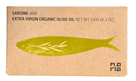 SARDINE IN ORGANIC EXTRA VIRGIN OLIVE OIL