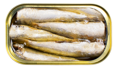 Smoked Small Sardines in Extra Virgin Olive Oil B