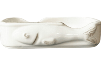 CERAMICA PEIXE BRANCO