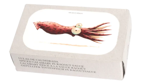 Spiced Calamari in Ragout Sauce A