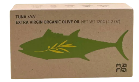 TUNA IN ORGANIC EXTRA VIRGIN OLIVE OIL