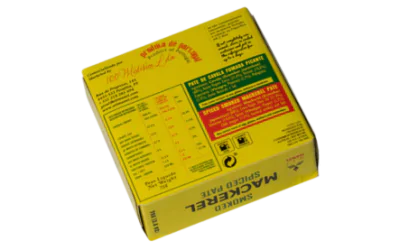 Smoked mackerel spiced pateb